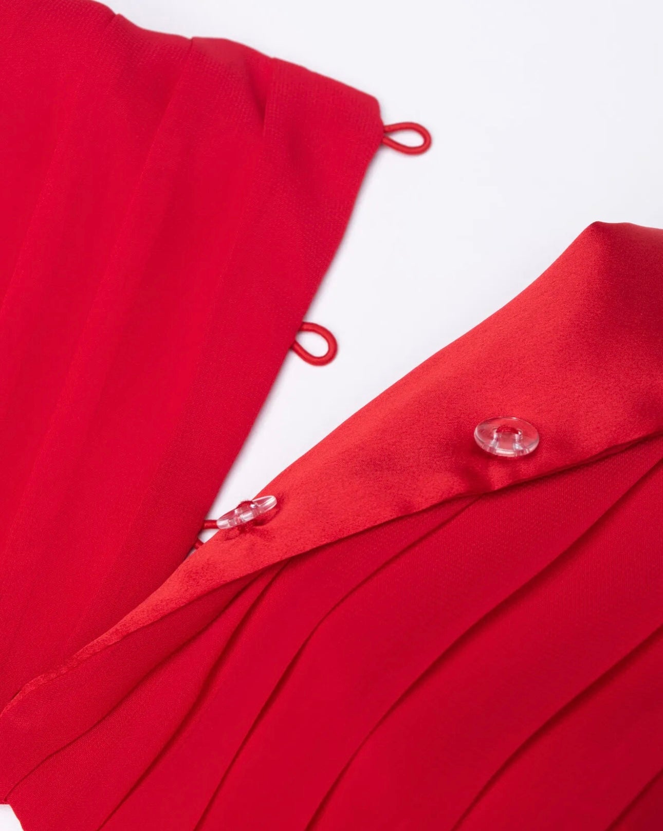 $550 FELEPPA Chiffon Maxi Dress IT40 US4 UK8 S Red Cut-Out Made in Italy