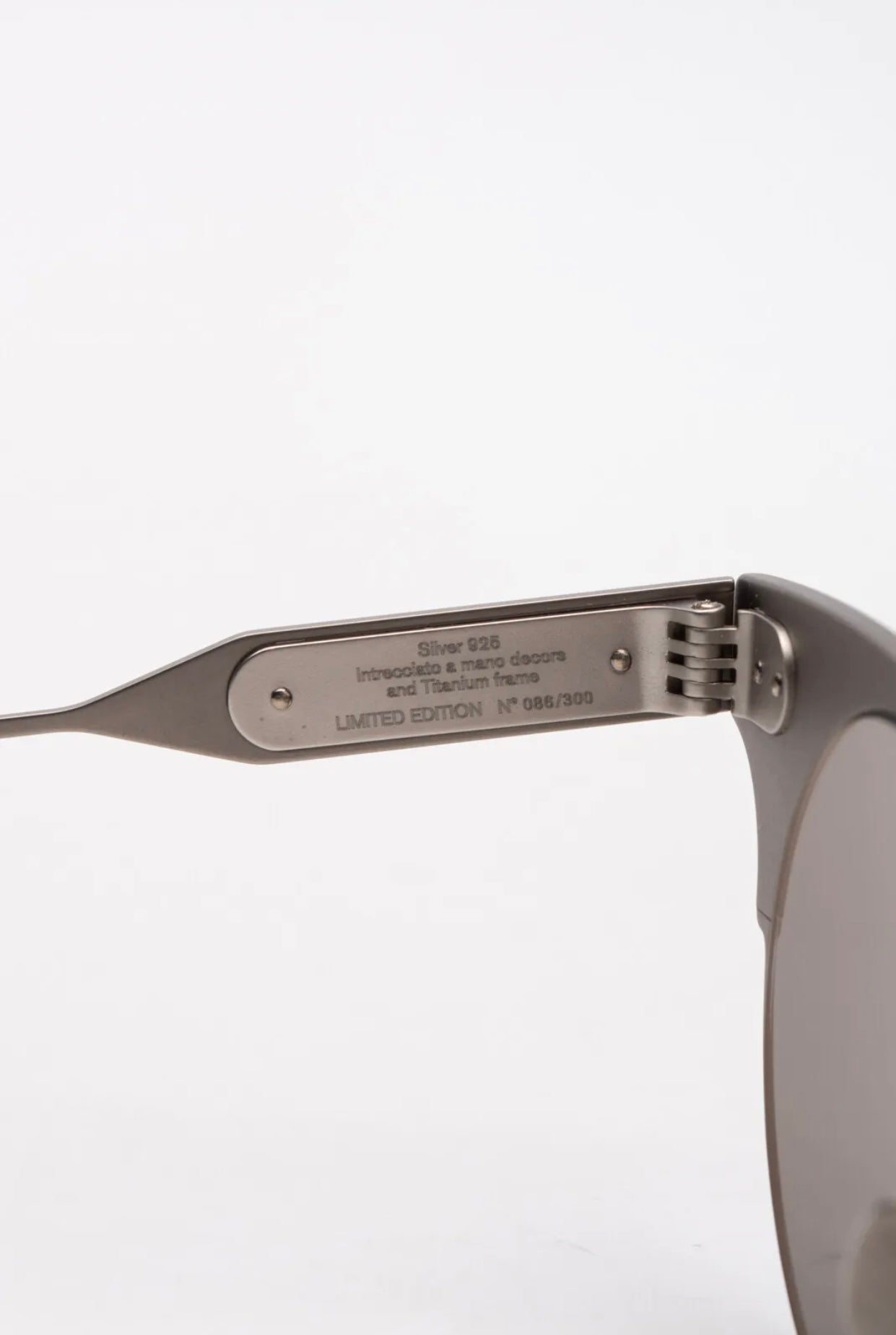 $2500 BOTTEGA VENETA BV15 Sunglasses LIMITED EDITION 084/300 925 Sterling Silver Trim