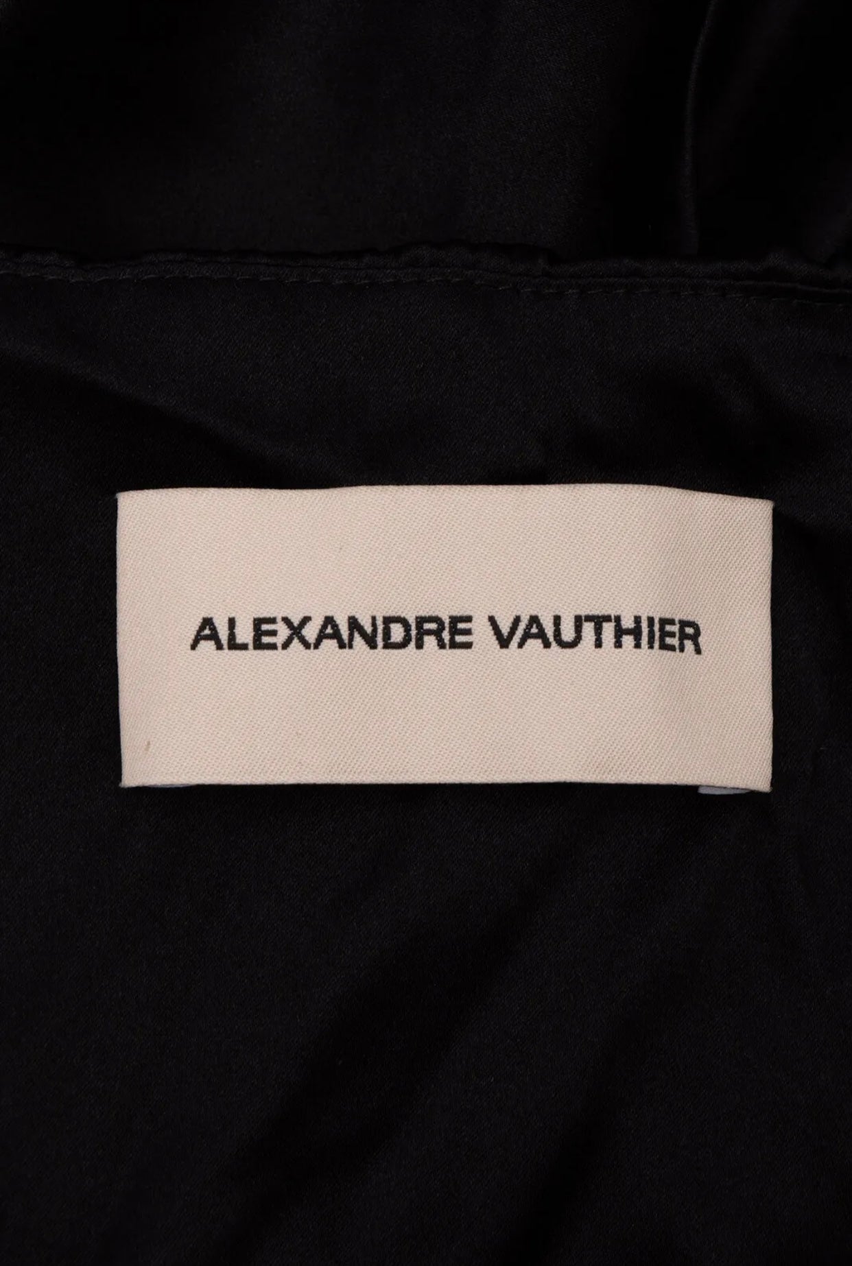 $1350 ALEXANDRE VAUTHIER Bandeau Top ONLY FR38 US6 UK10 M Silk Blend Self Tie Bow