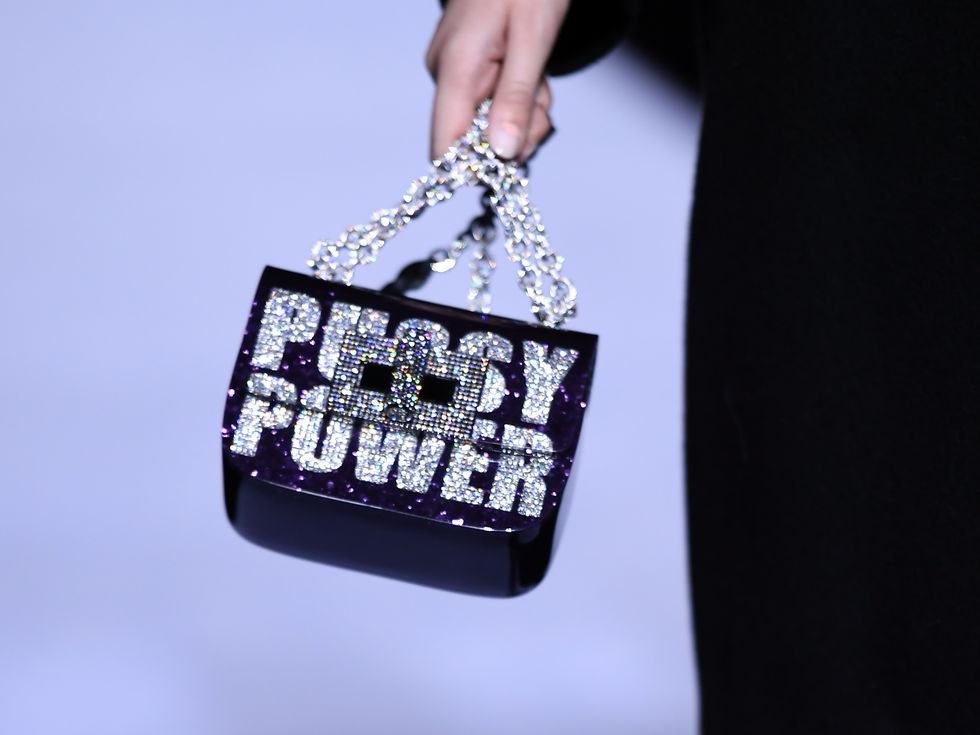 $15500 TOM FORD Limited Edition, Very Rare Collectible Glitter Shoulder Bag Rhinestones Slogan Chain Strap Turnlock