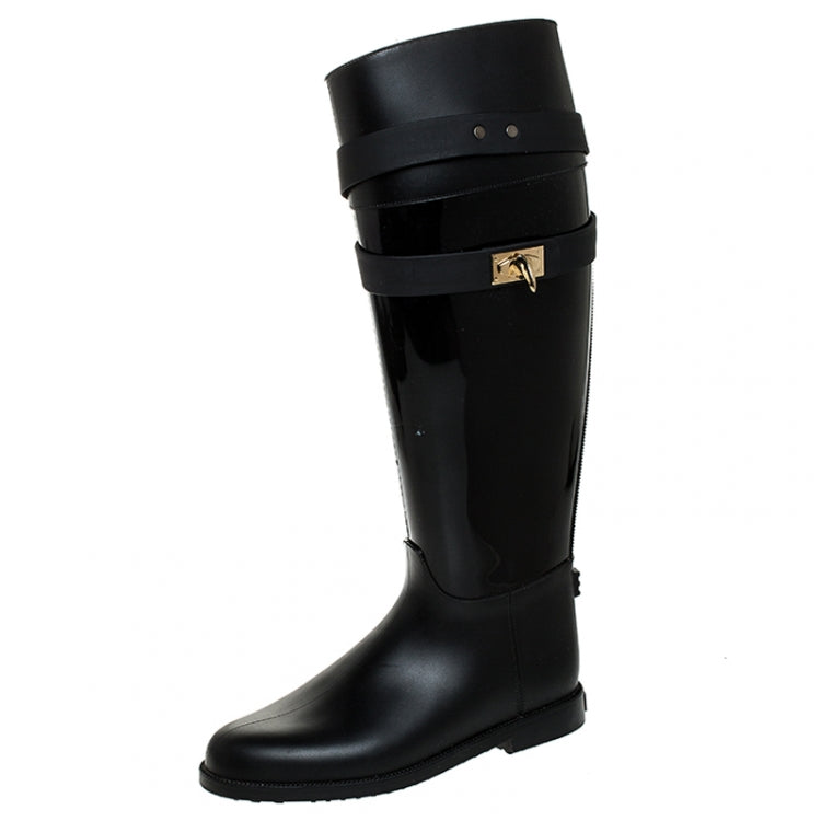 $600 GIVENCHY Wellington Boots US5 EU35 UK2 Shark Tooth Detail Made in Italy