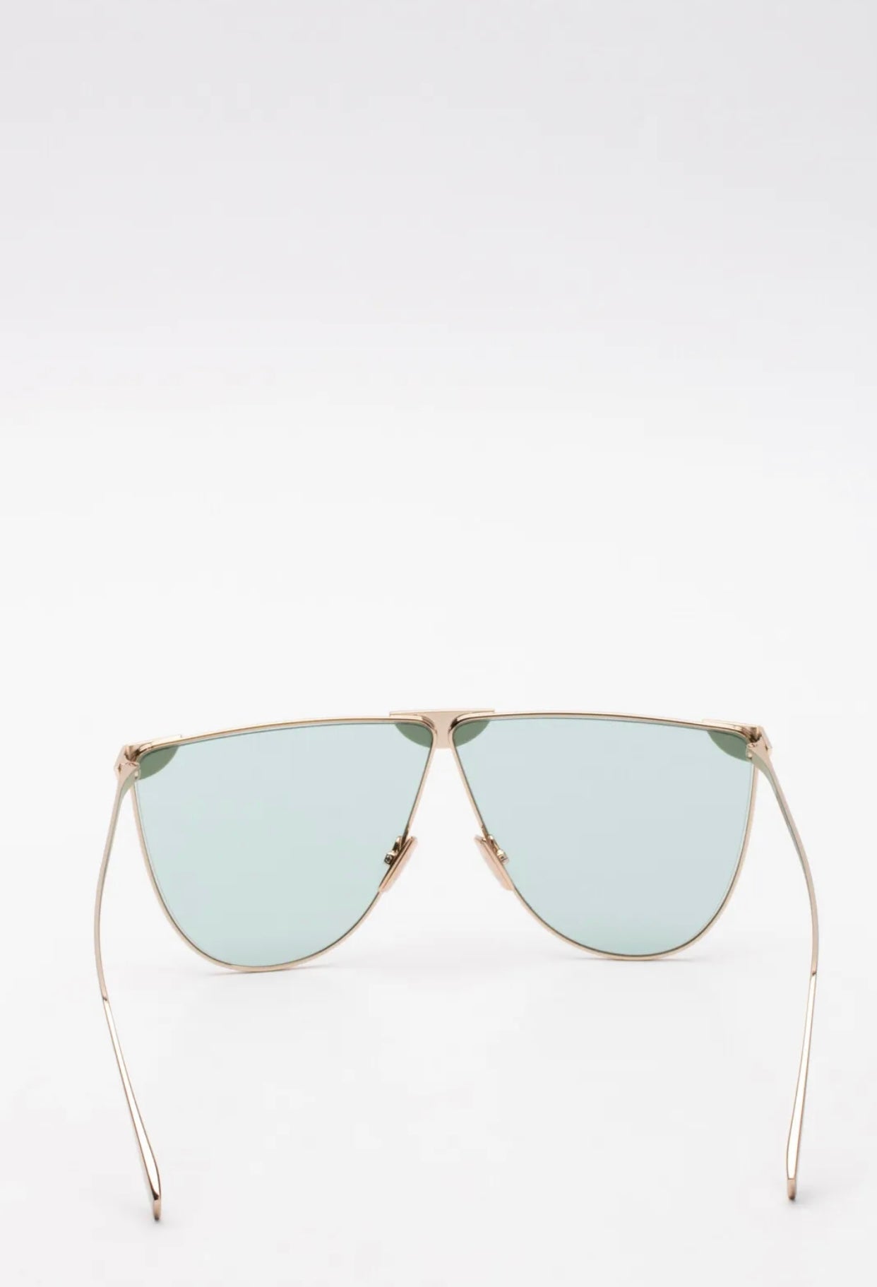 $550 FENDI FF 0467/S Oversized Pilot Sunglasses Two Tone Frame Logo Sides