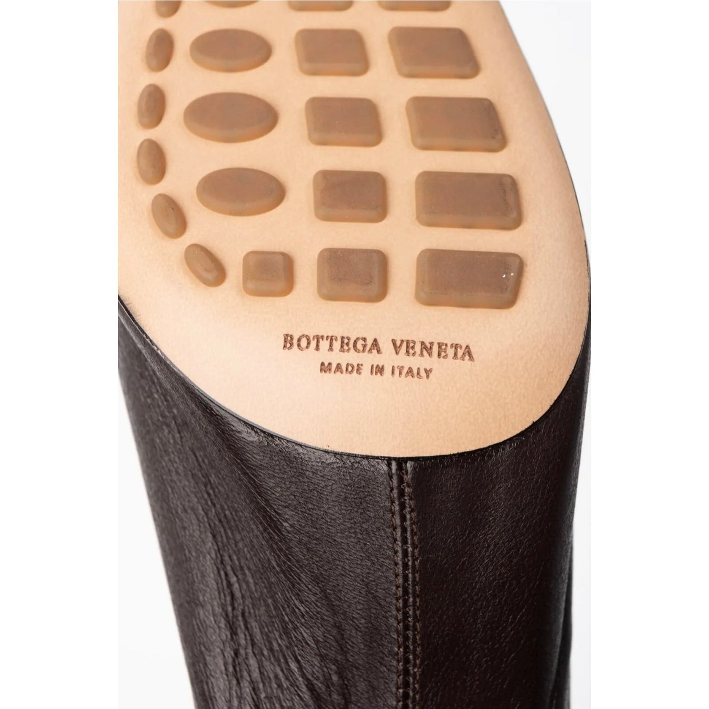 $735 BOTTEGA VENETA Crunch Lux Leather Mule Shoes US6 EU36 UK3 Square Toe