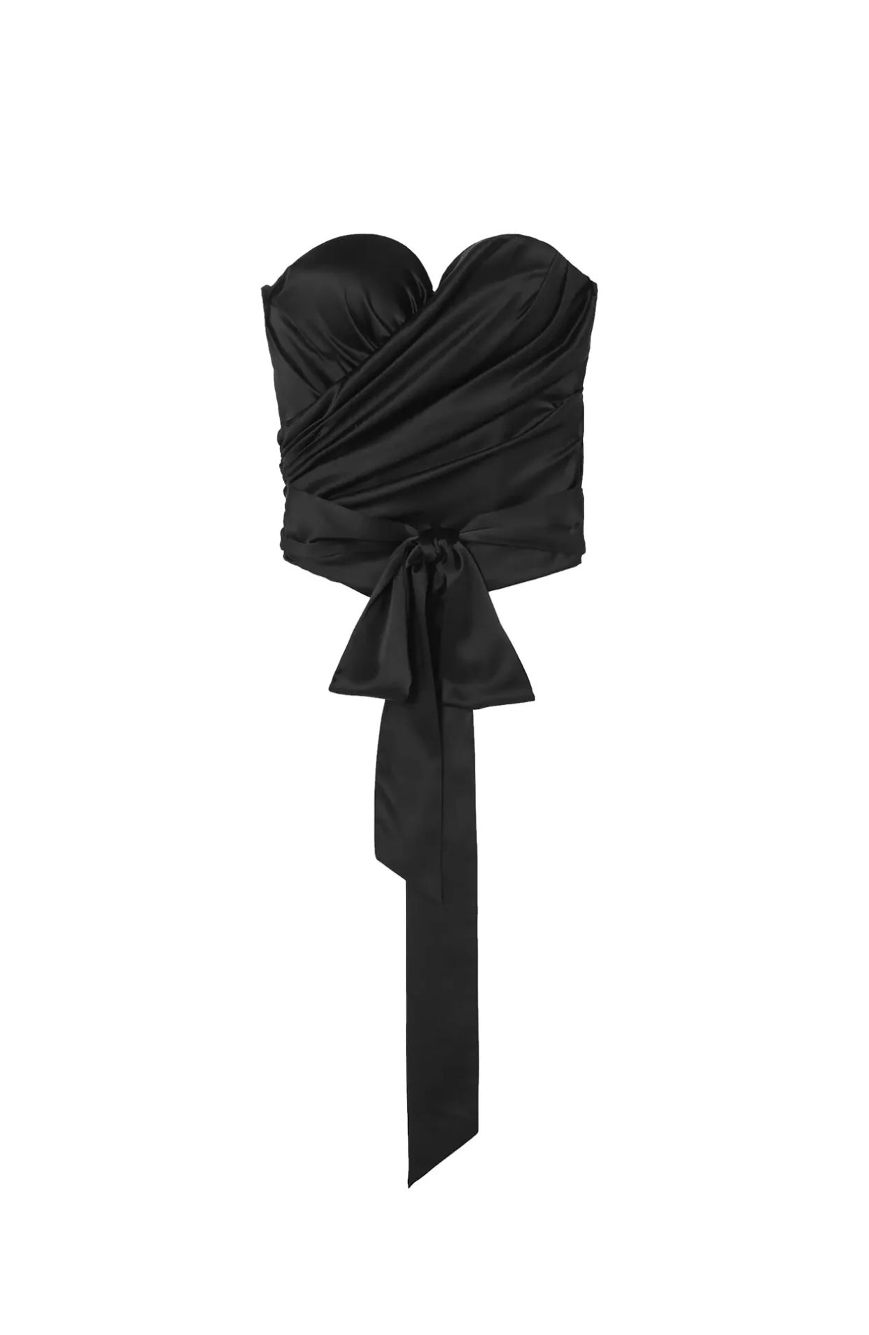 $1350 ALEXANDRE VAUTHIER Bandeau Top ONLY FR38 US6 UK10 M Silk Blend Self Tie Bow