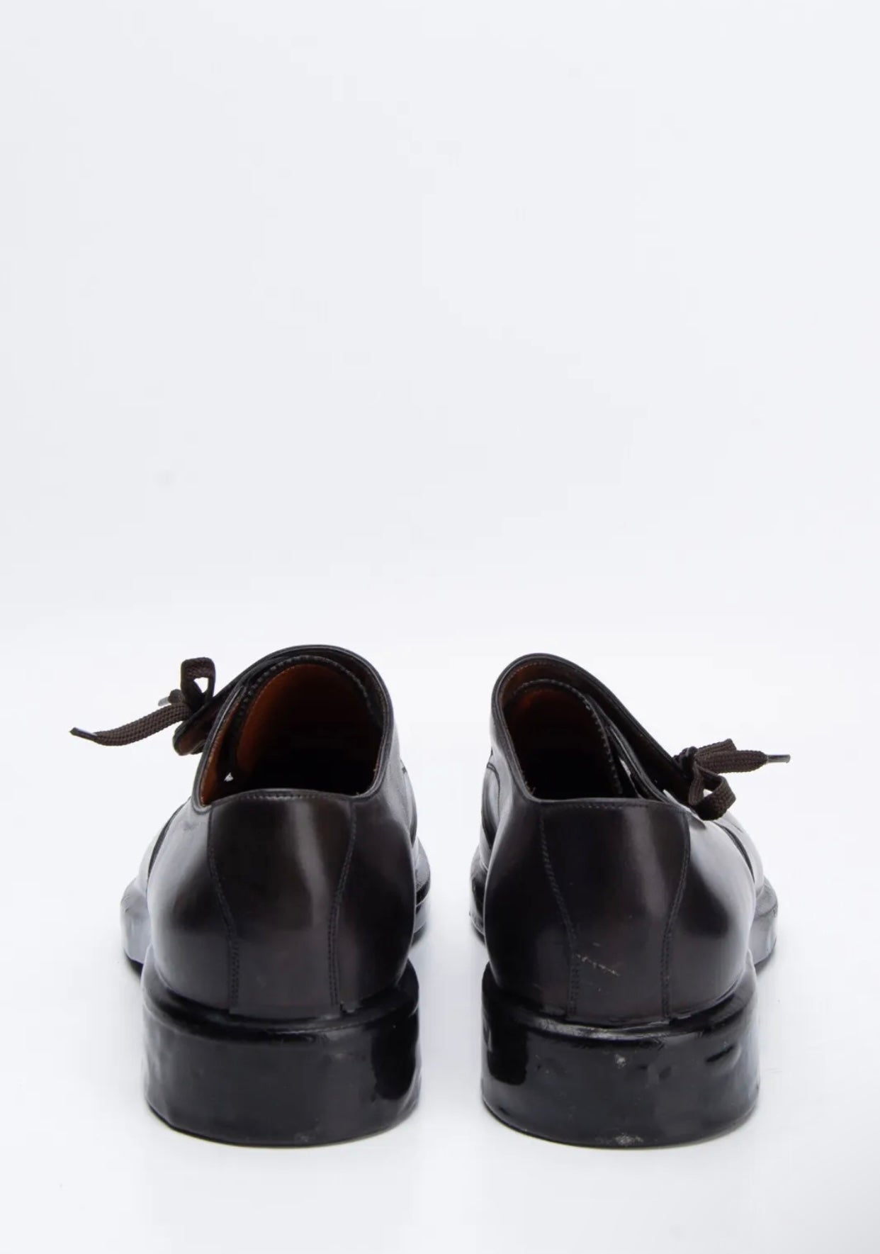 Ermenegildo Zegna COUTURE Leather Slip On Shoes US12 EU45 UK11 Polished Texture Trim