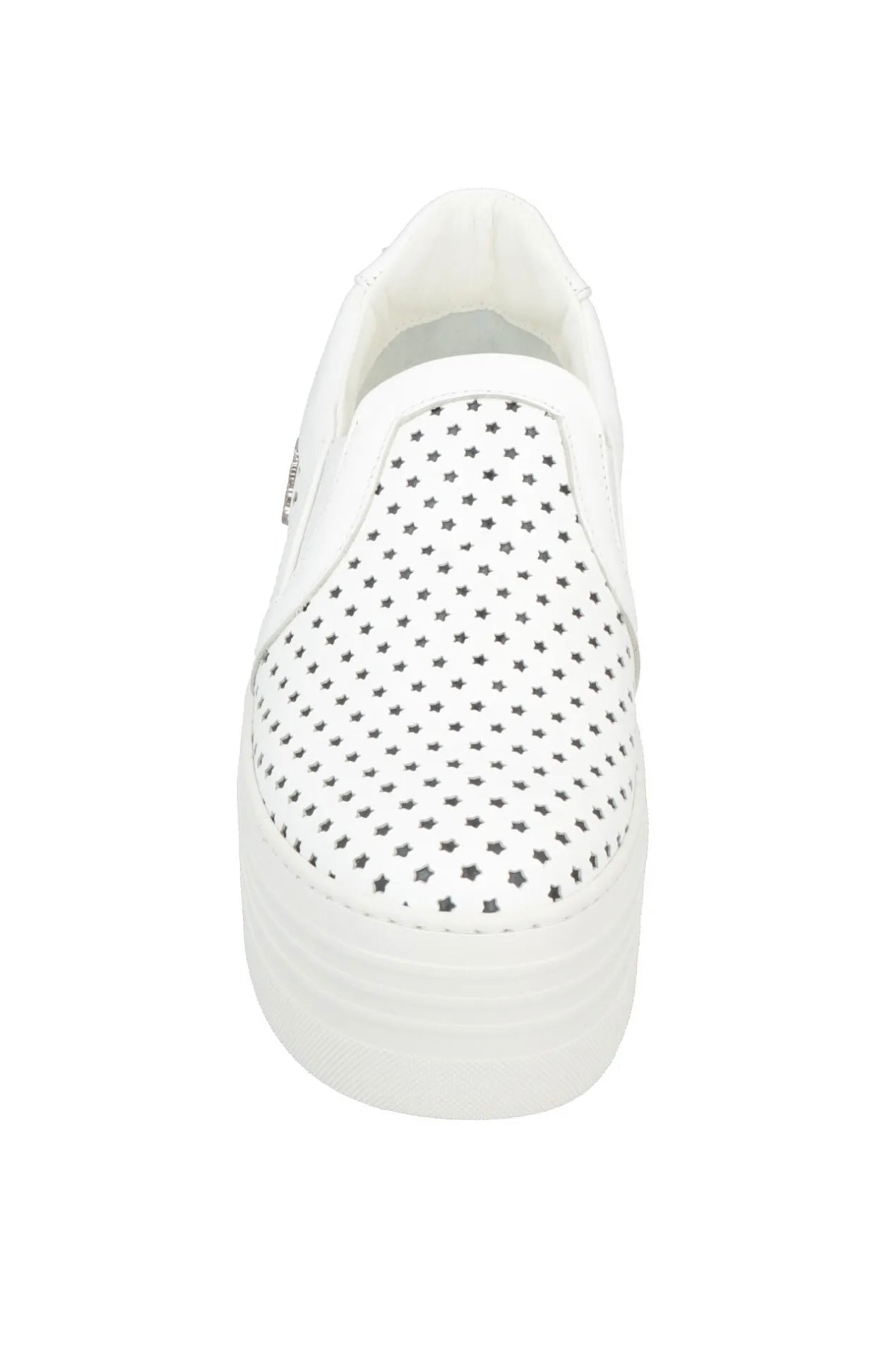 $699 PHILIPP PLEIN Leather Sneakers US8 UK6 EU39 Flatform Made in Italy