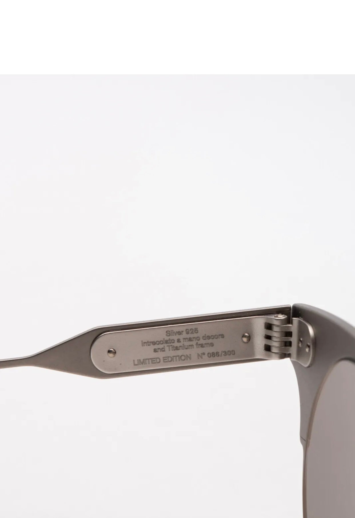 $2500 BOTTEGA VENETA BV15 Sunglasses LIMITED EDITION 084/300 925 Sterling Silver Trim