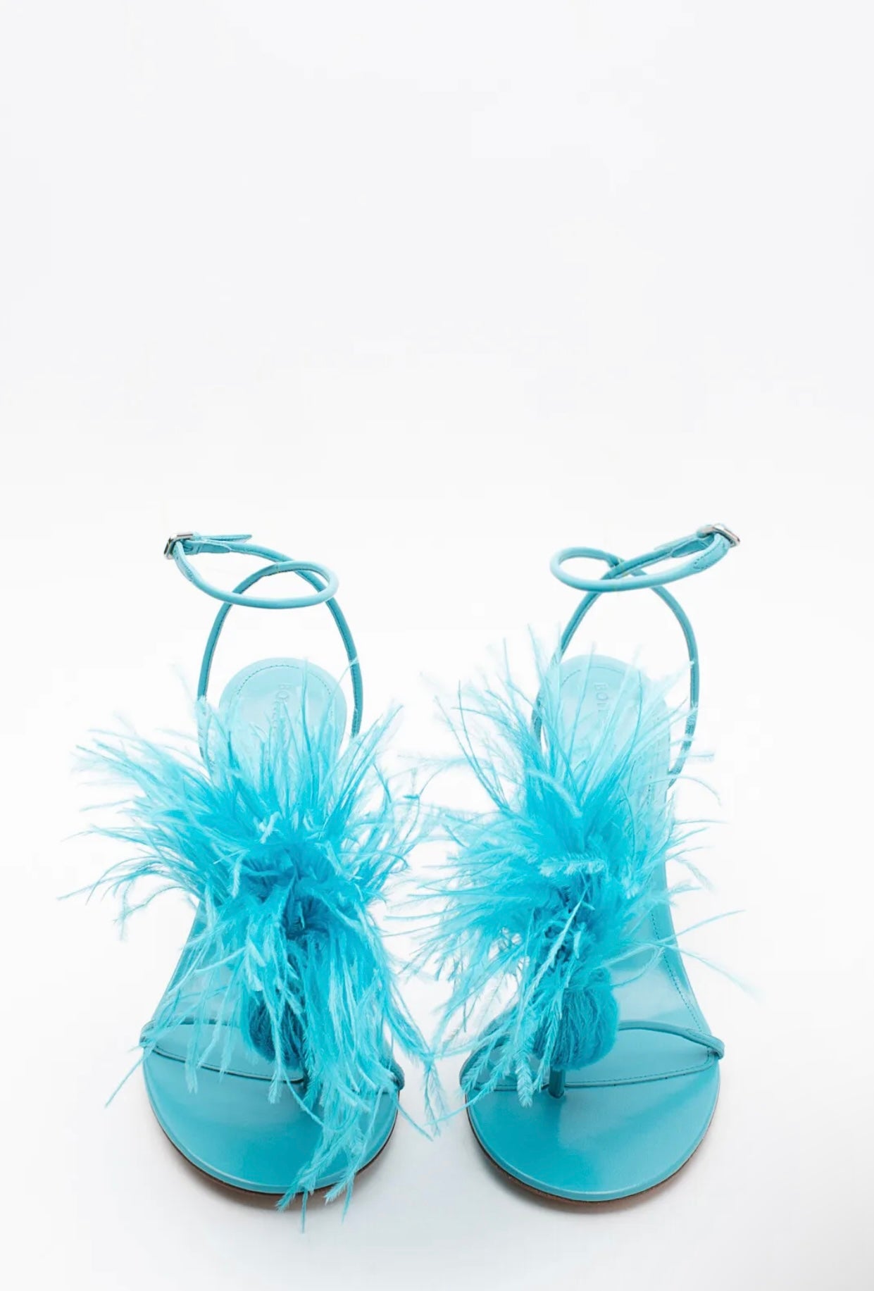 $1250 BOTTEGA VENETA Wonderbird Leather Thong Sandals US6 EU36 UK3 Feathers