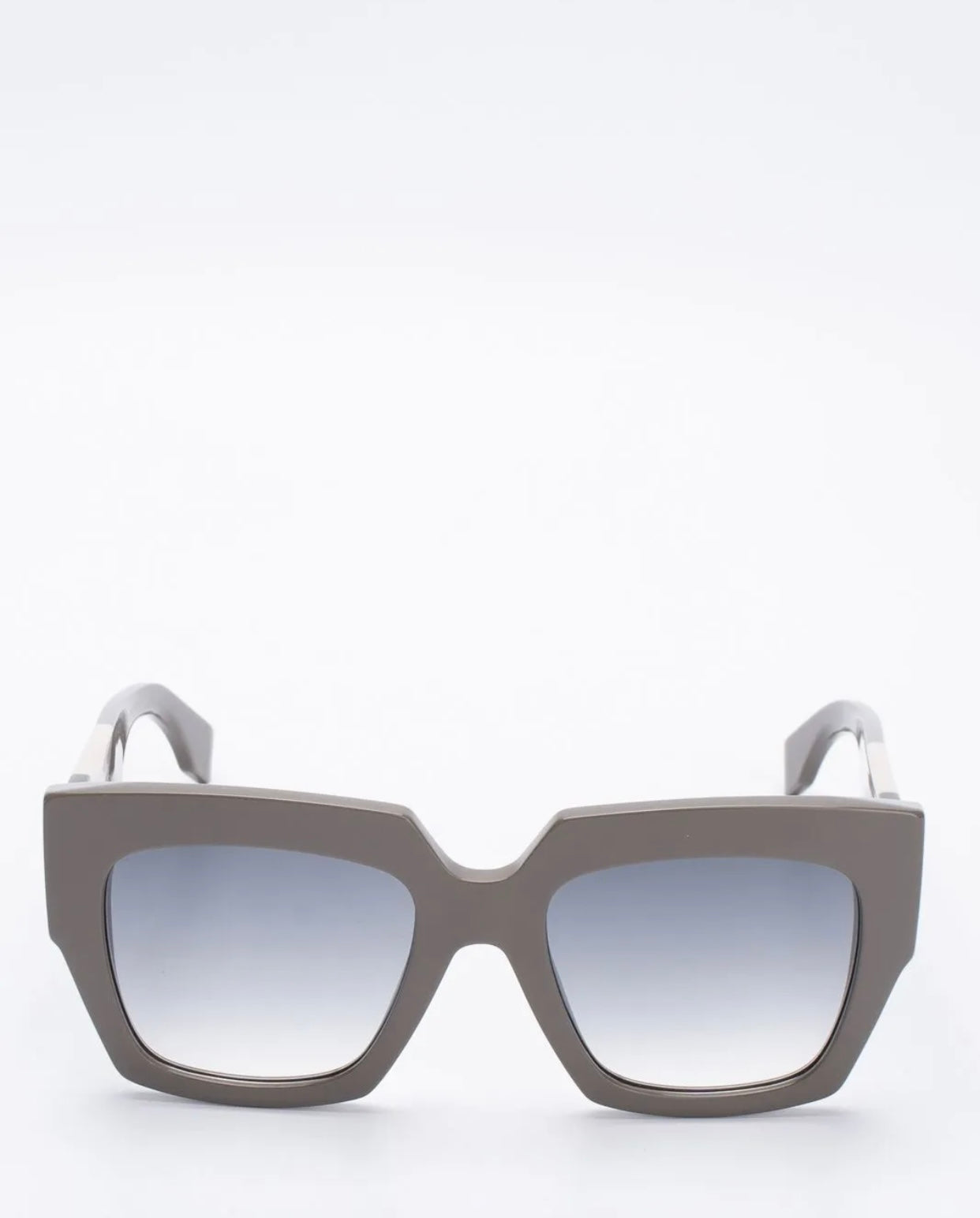 $550 FENDI FF 0263/S Square Butterfly Sunglasses Gradient Lenses Logo Sides