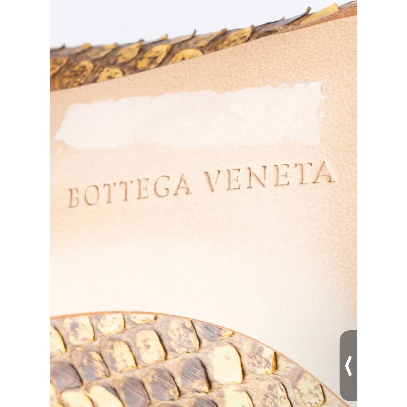 $1499 BOTTEGA VENETA Snakeskin Python Square-Toe Pumps Pump Shoes US6.5 UK3.5 EU36.5 Made in Italy