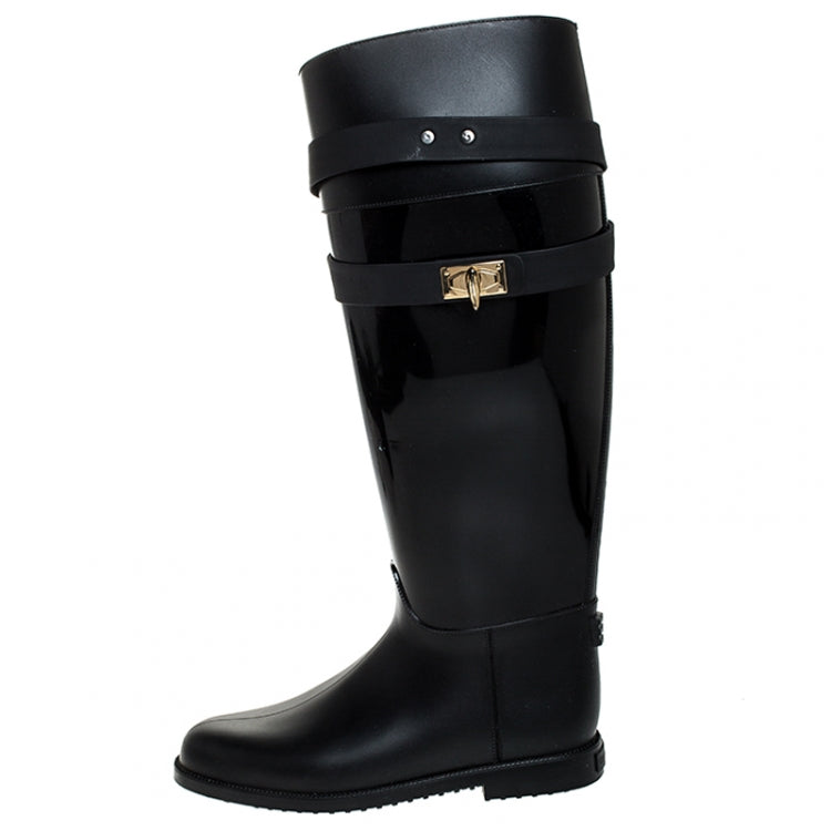 $600 GIVENCHY Wellington Boots US5 EU35 UK2 Shark Tooth Detail Made in Italy