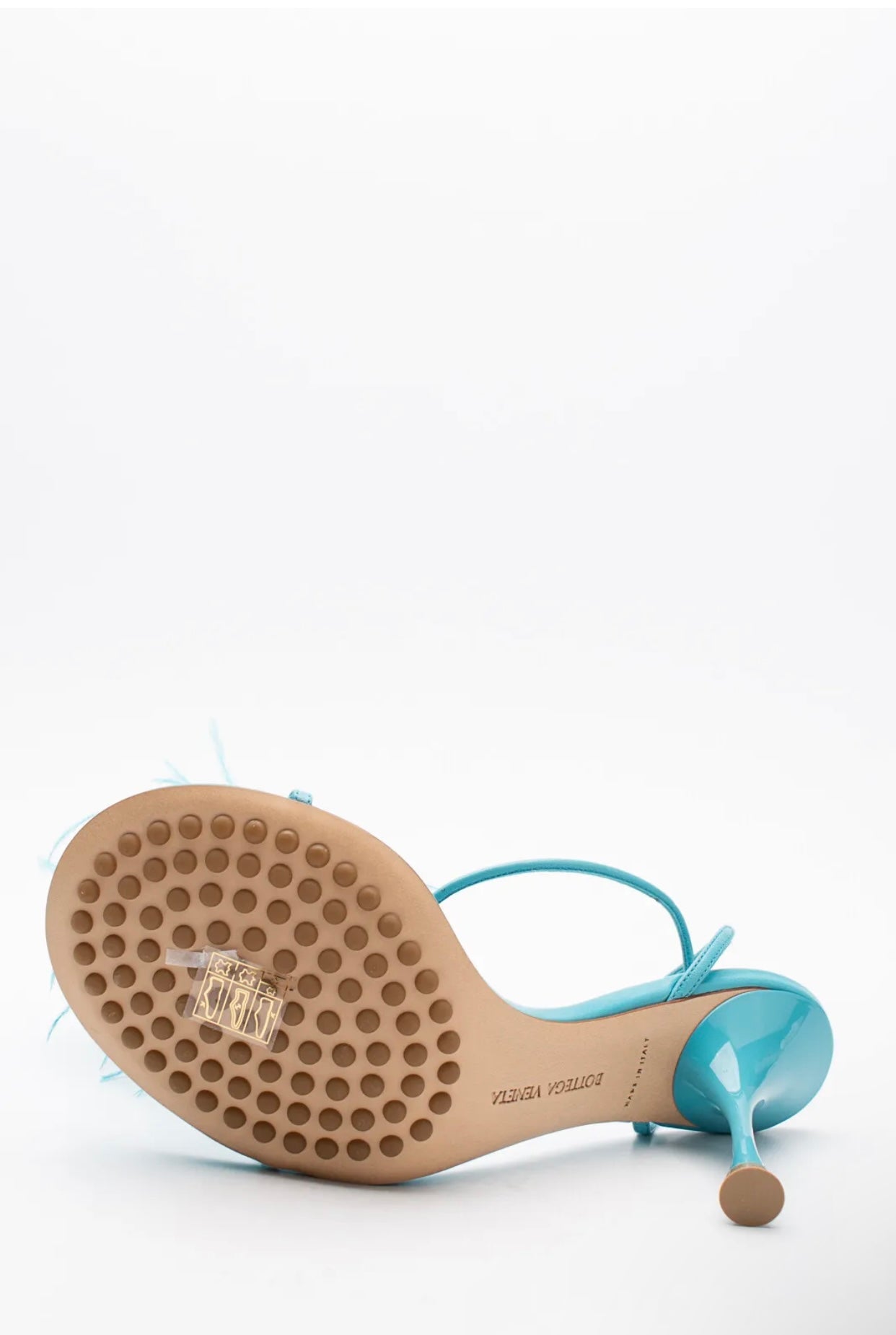 $1250 BOTTEGA VENETA Wonderbird Leather Thong Sandals US6 EU36 UK3 Feathers