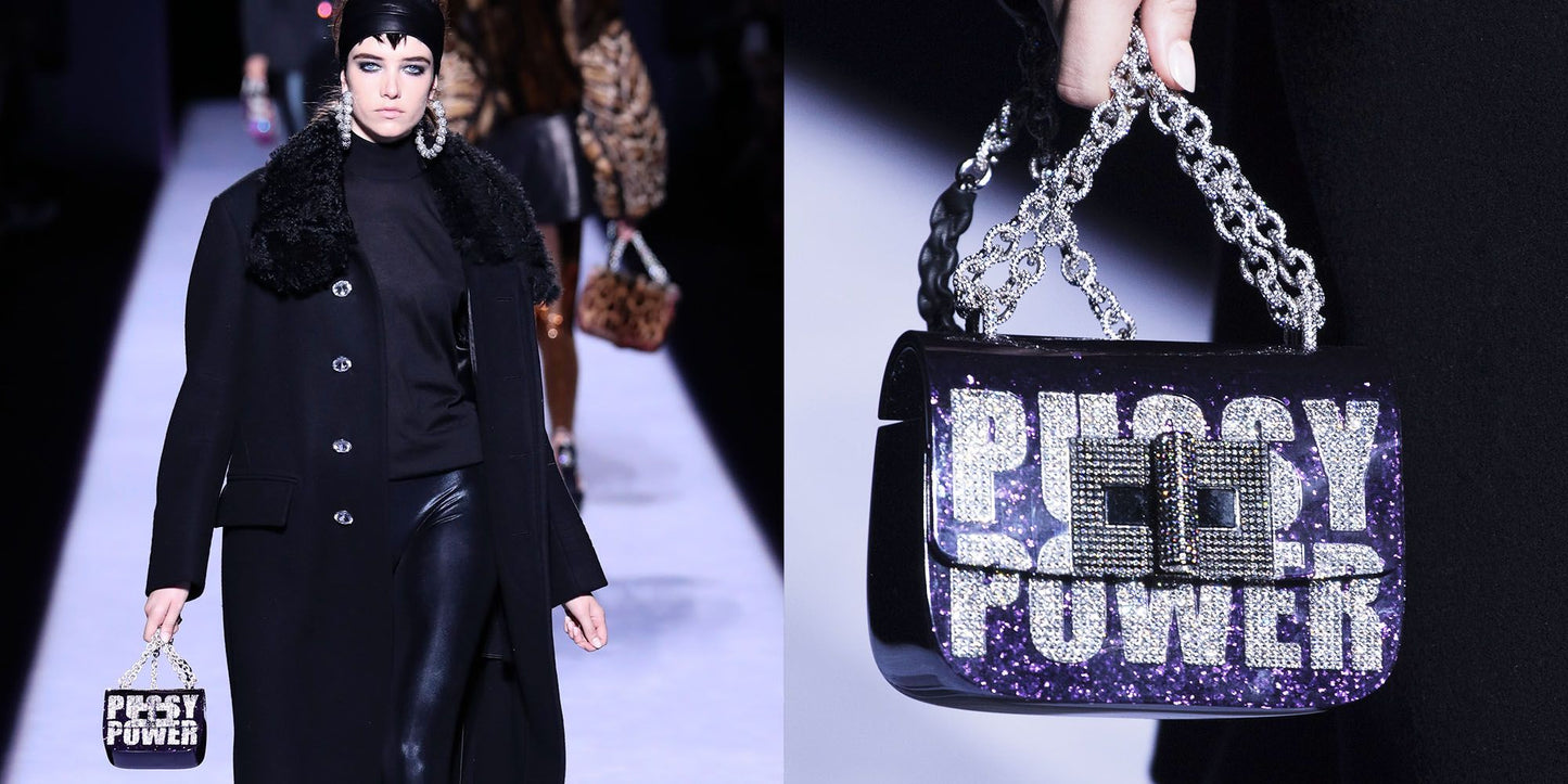 $15500 TOM FORD Limited Edition, Very Rare Collectible Glitter Shoulder Bag Rhinestones Slogan Chain Strap Turnlock