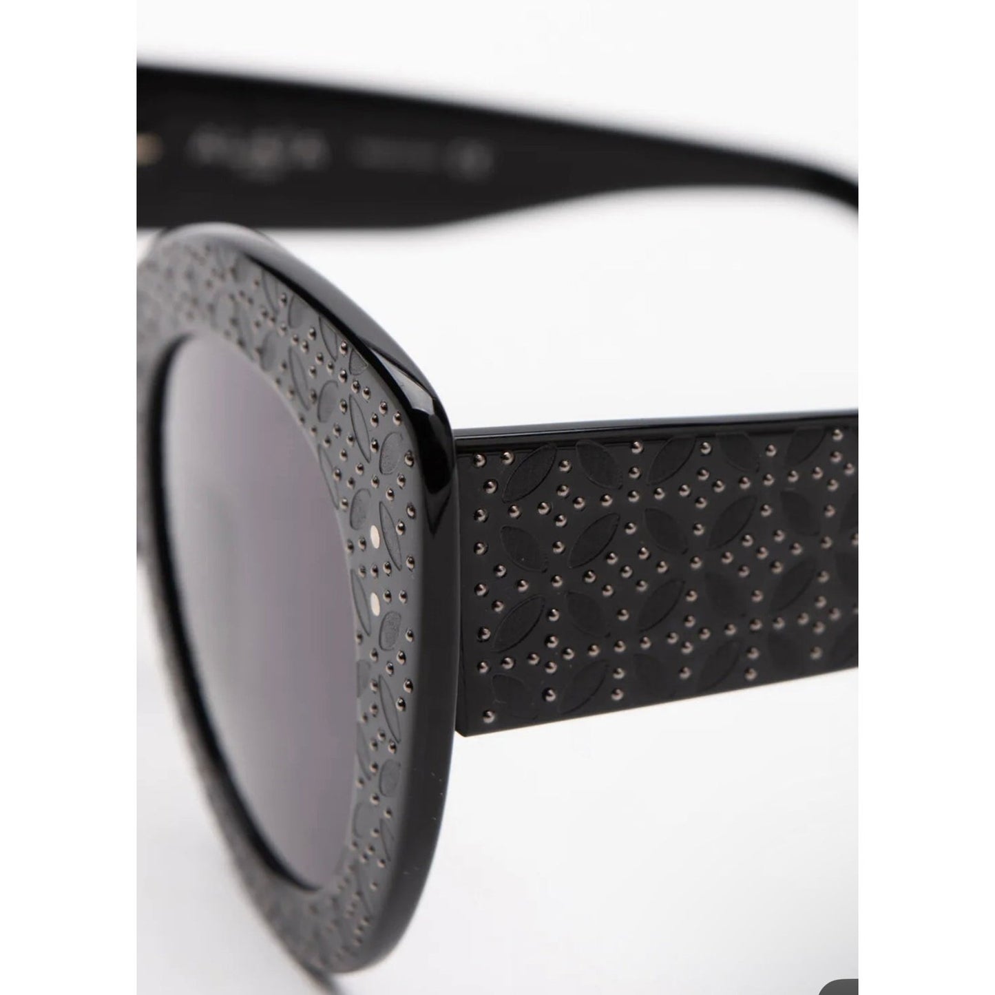 $300 ALAIA AA0042S Cat Eye Sunglasses Embellished Studded Made in Italy
